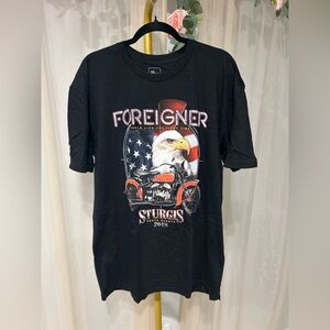 FOREIGNER Sturgis Buffalo Chip 2018 Concert Tee – XL – NEW